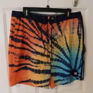 Hurley Mens Phantom Tye-Dye Boardshorts~